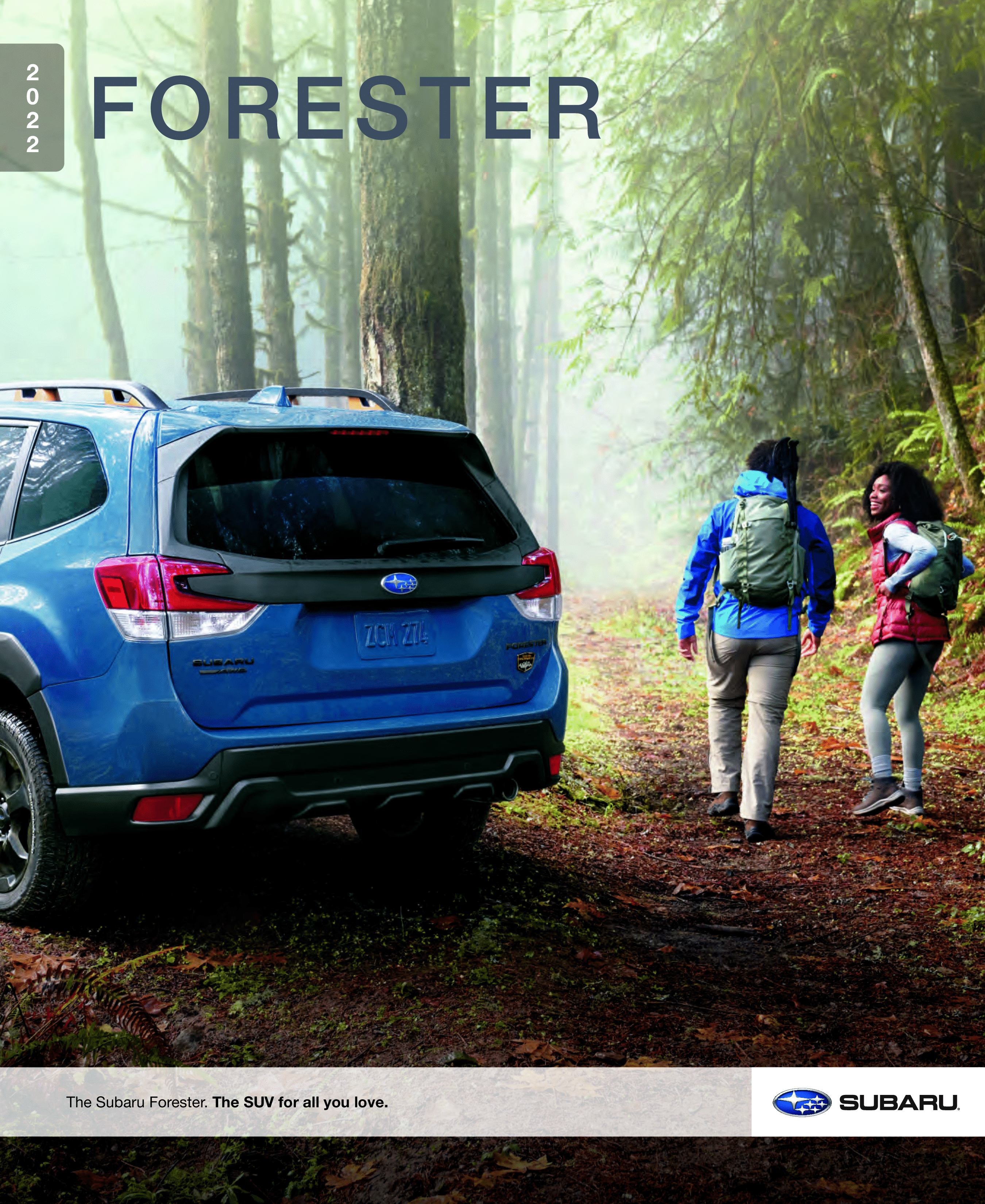2022 Forester image with link to brochure.
